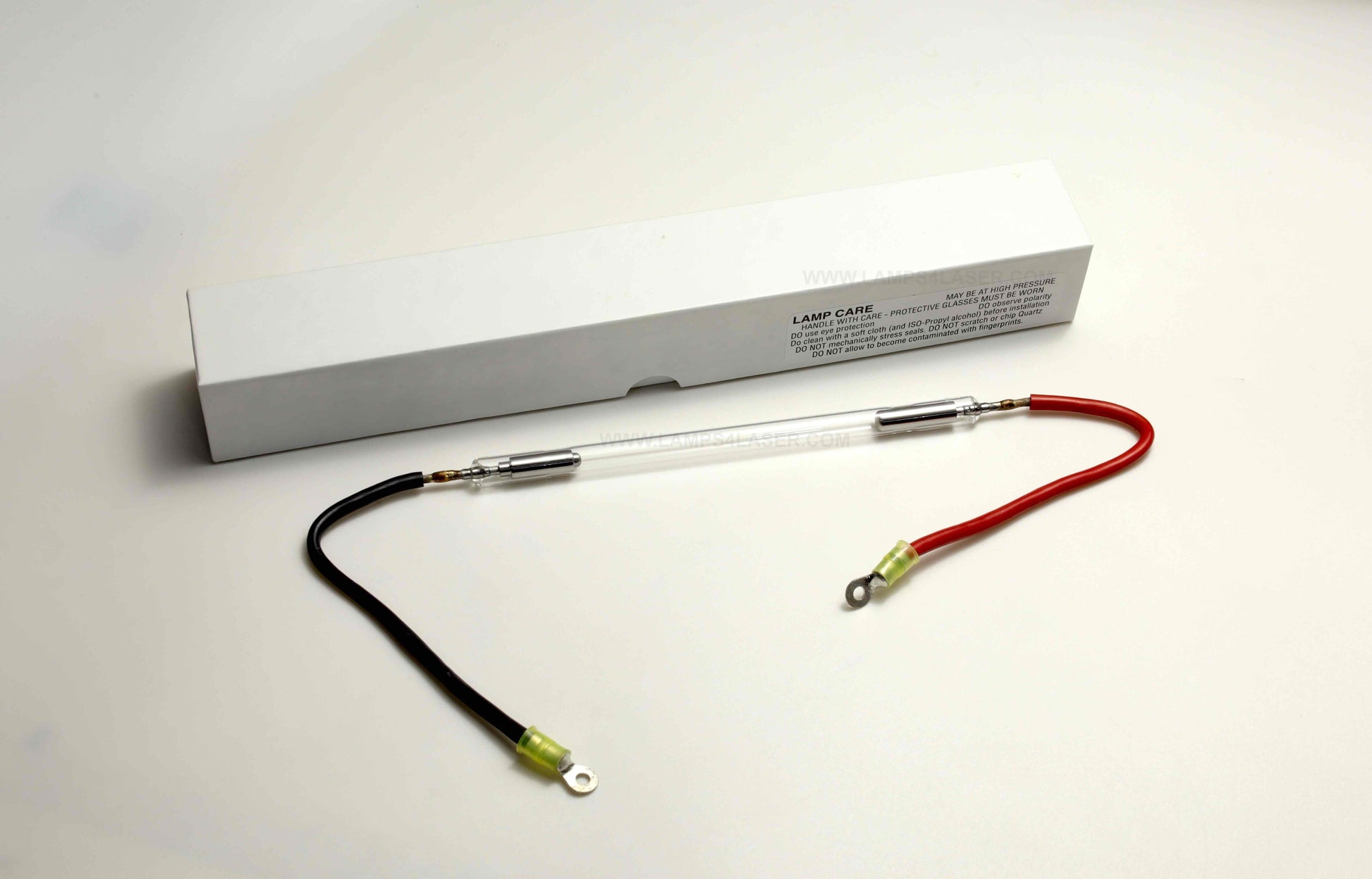 Candela GentlePro Plus Flash Lamp – genuine replacement flash lamp for Candela GentlePro Plus laser systems, built with a high-quality quartz tube and metal connectors to ensure consistent performance.