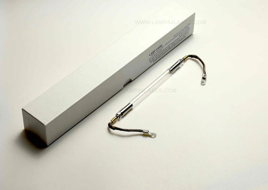 Cynosure Elite Plus Flash Lamp – genuine replacement flash lamp for Cynosure Elite Plus laser devices, featuring a durable quartz tube and precision metal connectors for consistent laser performance.